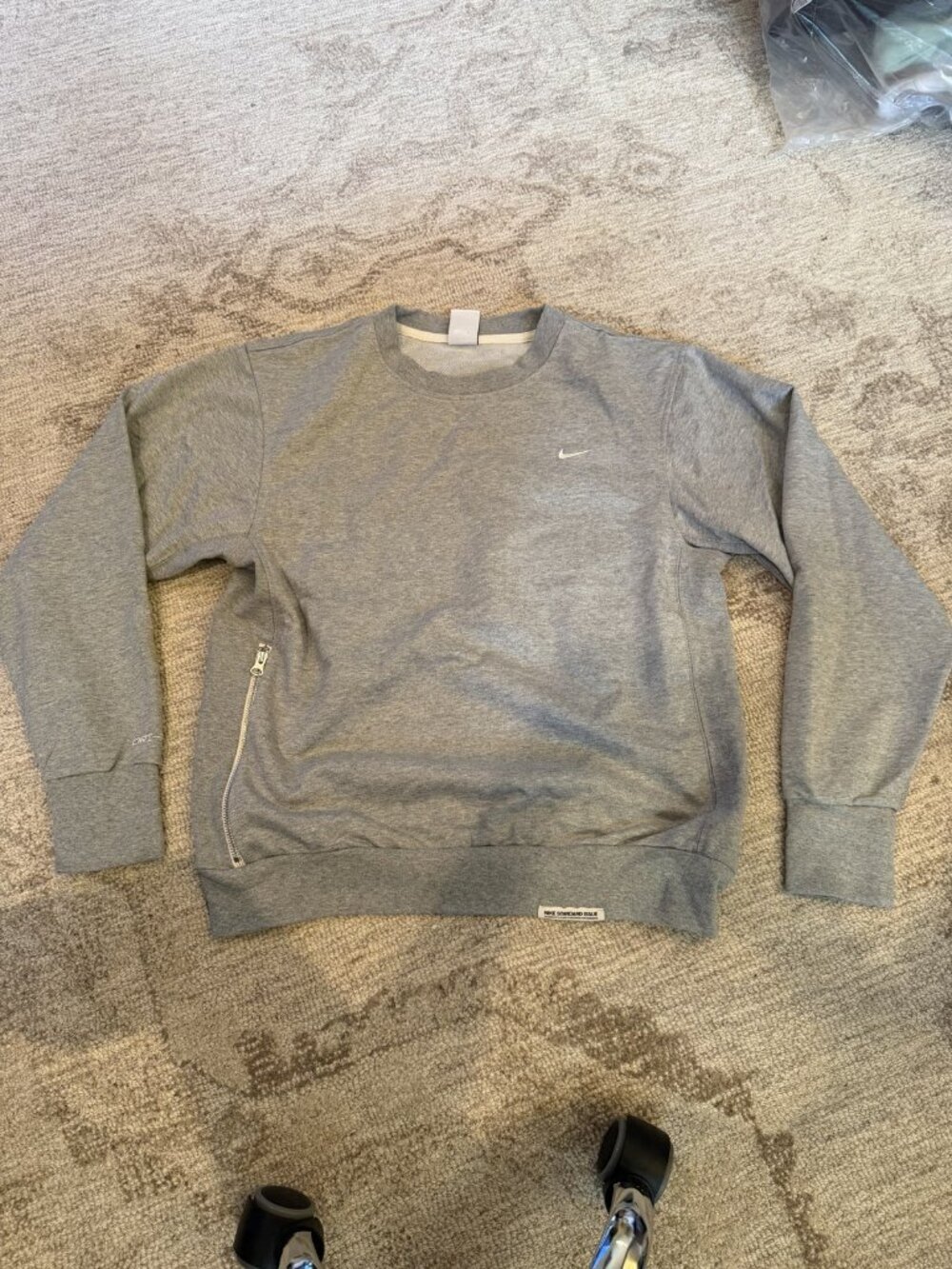 Gray Nike Dri-FIT Long Sleeve S NWT